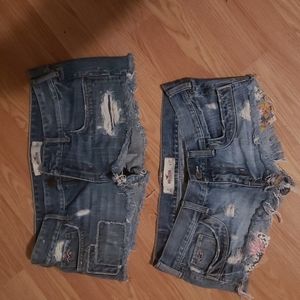 2 pairs Hollister shorts